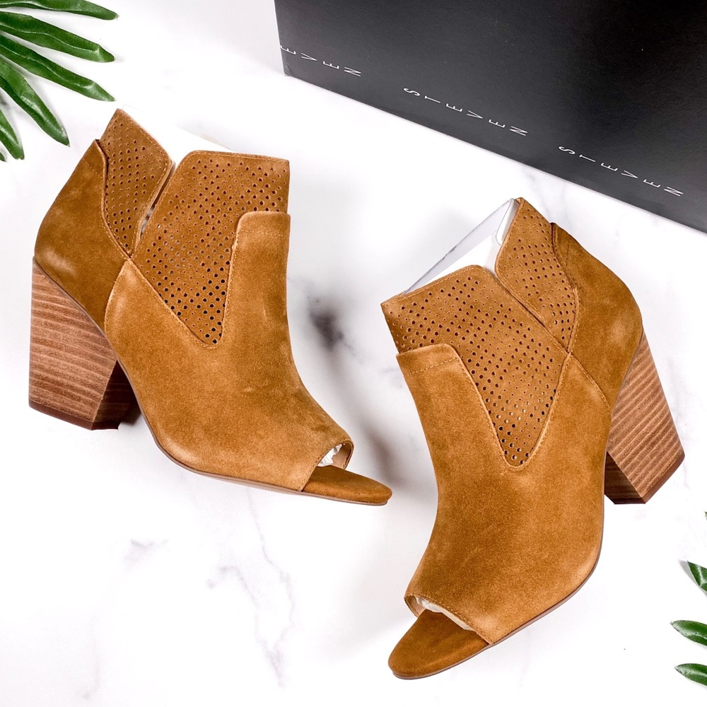 NIB Steven by Steve Madden Ready Stack Heel Open Toe Bootie - Picture 3 of 8